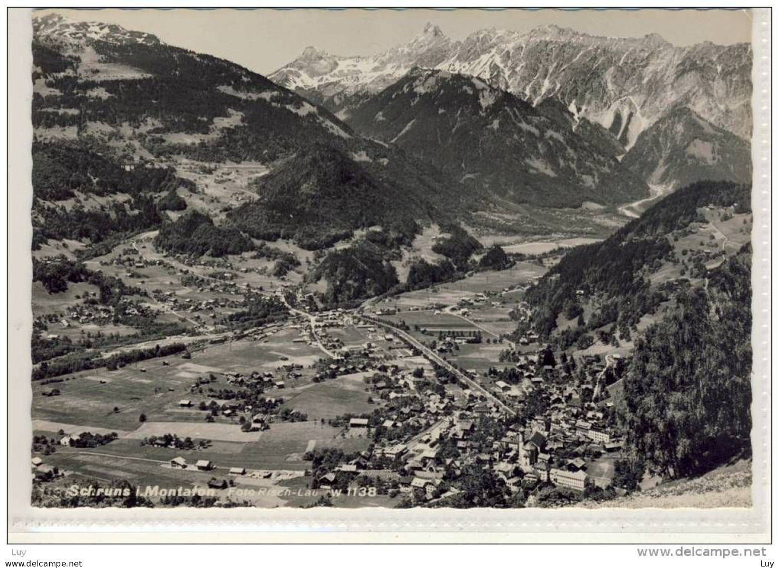 SCHRUNS Im Montafon    Panorama, Flugaufnahme, Luftbild - Schruns