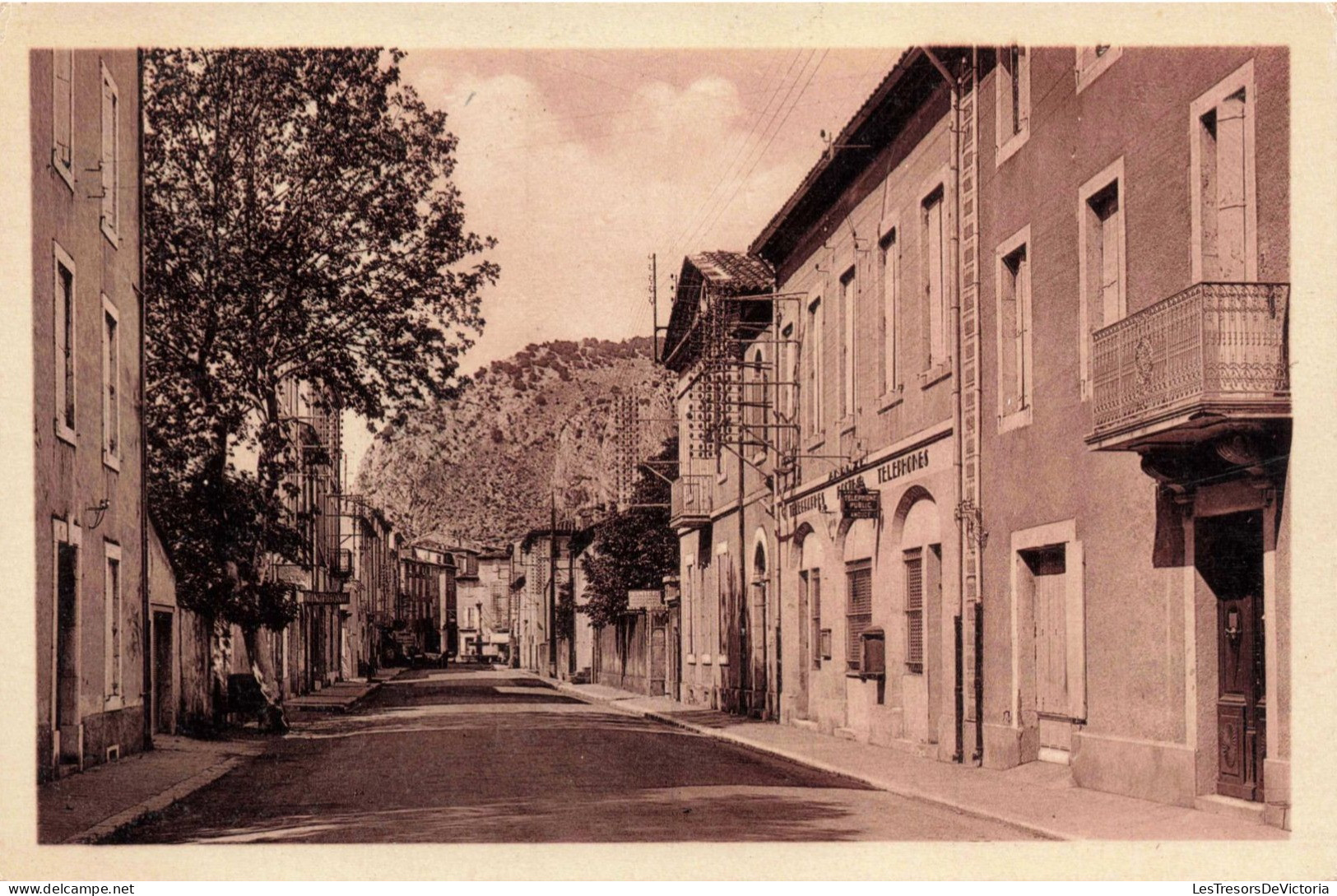 FRANCE - Anduze (Gard) - Avenue Rollin - Carte Postale Ancienne - Anduze