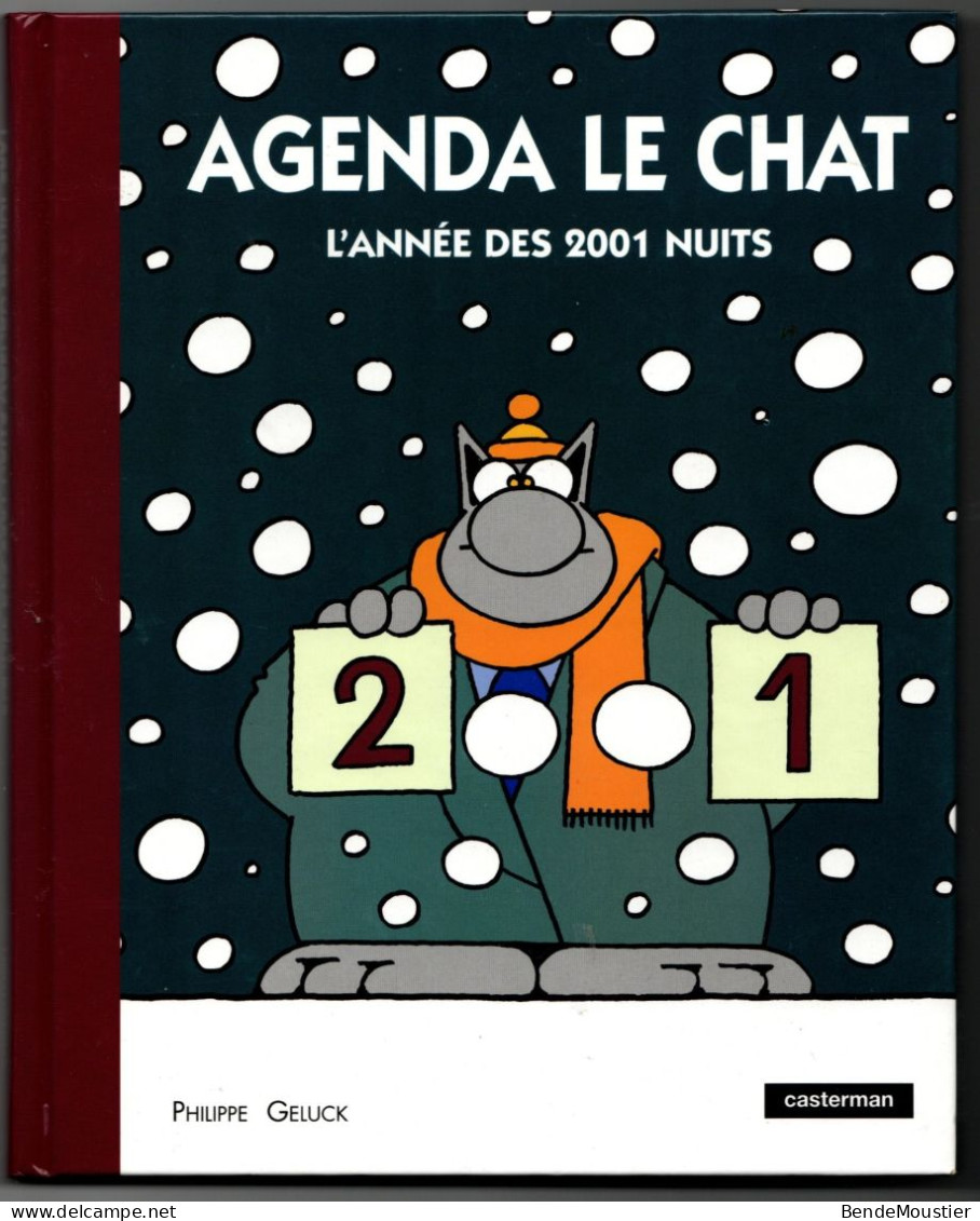 Agenda " Le Chat " - L'Année Des 2001 Nuits - Philippe Geluck - Edition Casterman - Neuf. - Agendas & Calendriers