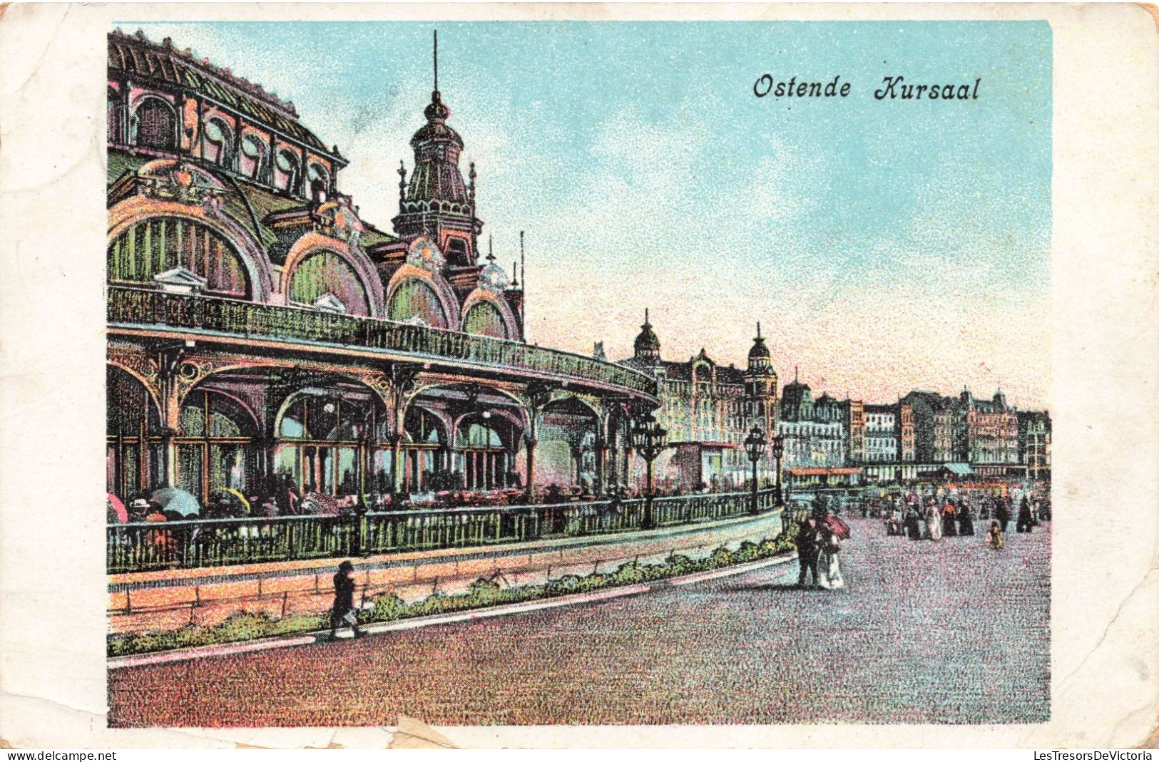 BELGIQUE - Ostende - Kursaal - Colorisé - Carte Postale Ancienne - Oostende