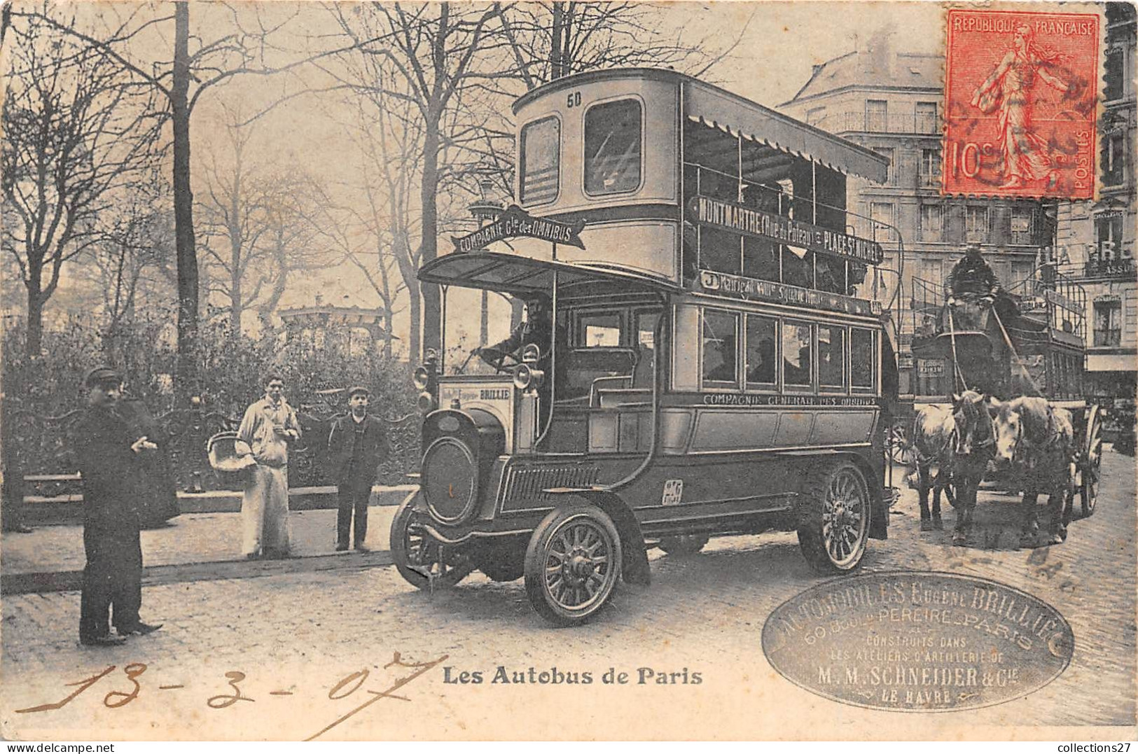 PARIS- LES AUTOBUS DE PARIS - Trasporto Pubblico Stradale