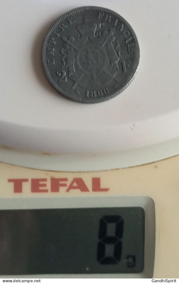 2 Francs 1866 Napoleon III Argent - Fausse Pièce De Monnaie - Counterfeit Coin - 2 Francs