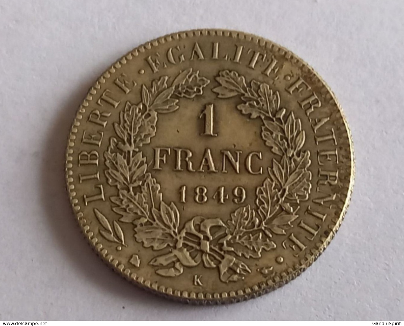 1 Franc 1849 K Cérès Argent - Fausse Pièce De Monnaie - Counterfeit Coin - 1 Franc