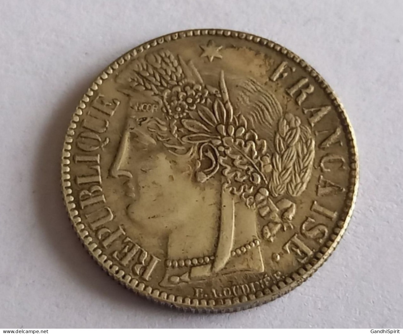 1 Franc 1849 K Cérès Argent - Fausse Pièce De Monnaie - Counterfeit Coin - 1 Franc