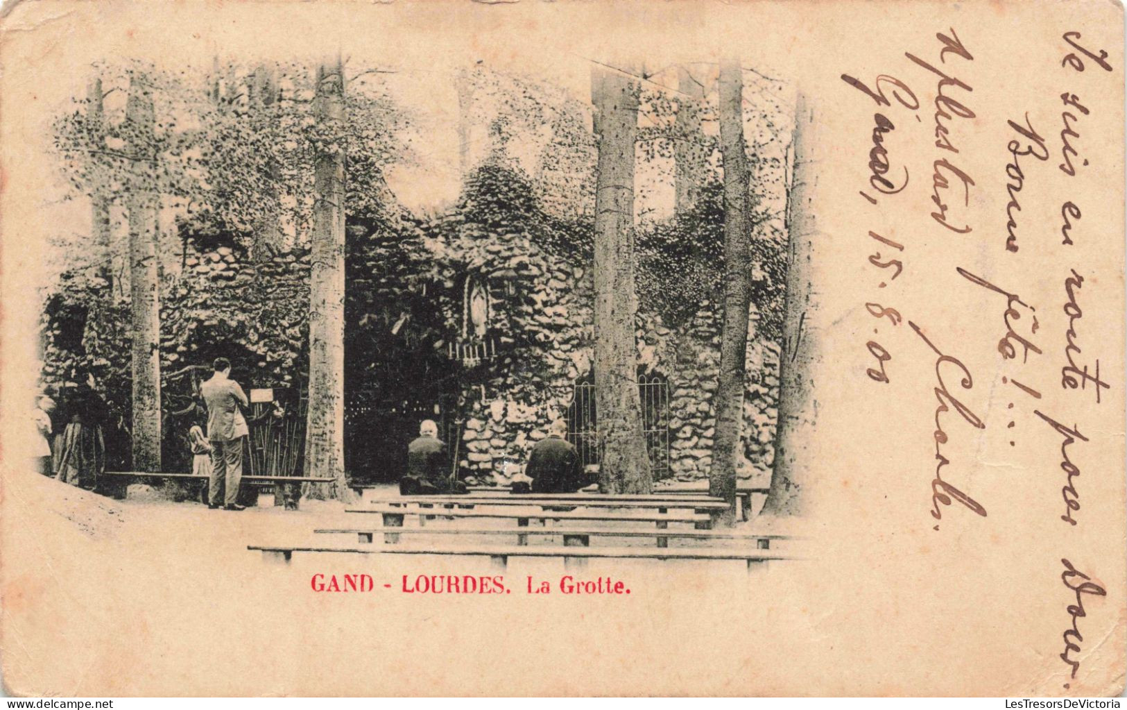 BELGIQUE - Gand - Lourdes - La Grotte - Carte Postale Ancienne - Gent