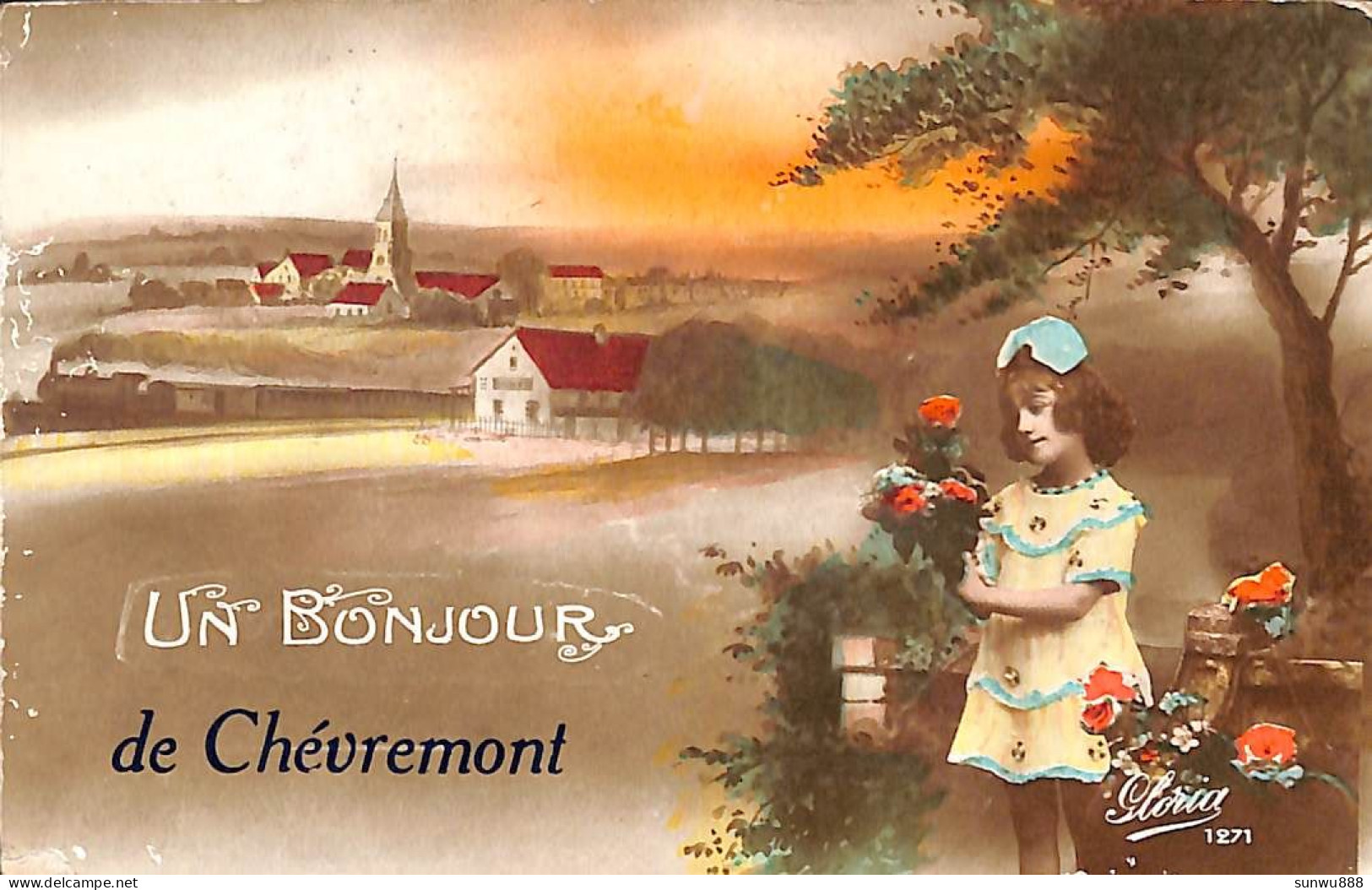 Un Bonjour De Chévremont (192x Gamine Fleurs) - Chaudfontaine