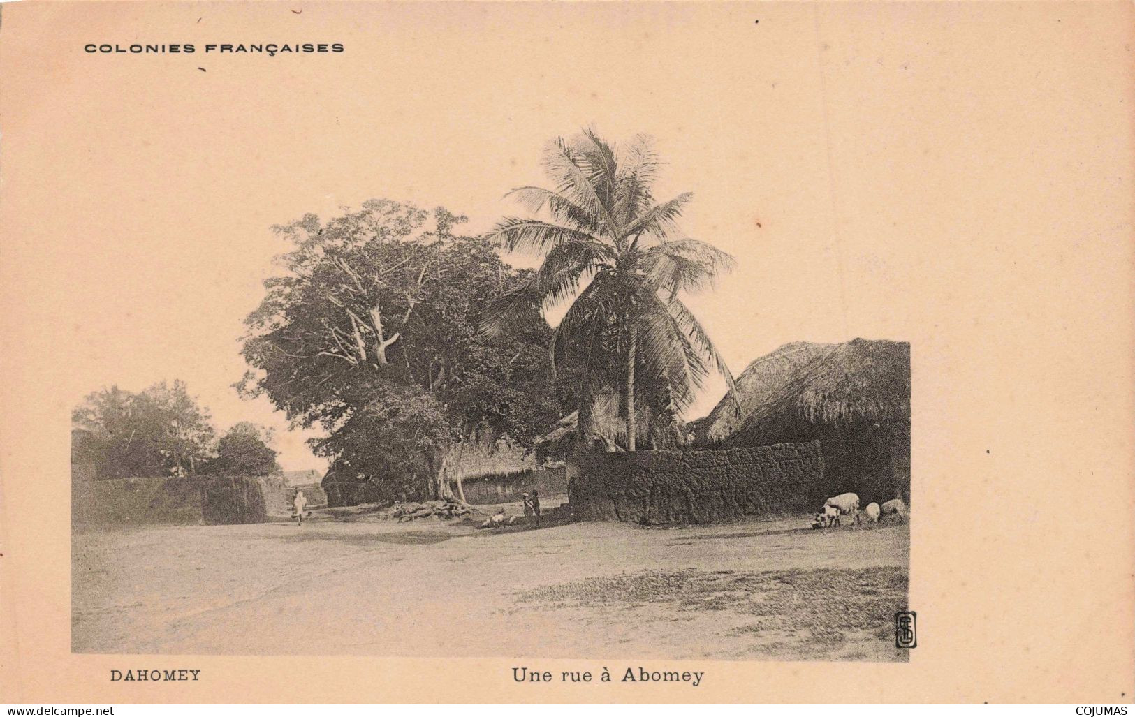 DAHOMEY _S23550_ Une Rue à Abomey - Colonies Françaises - Dahome