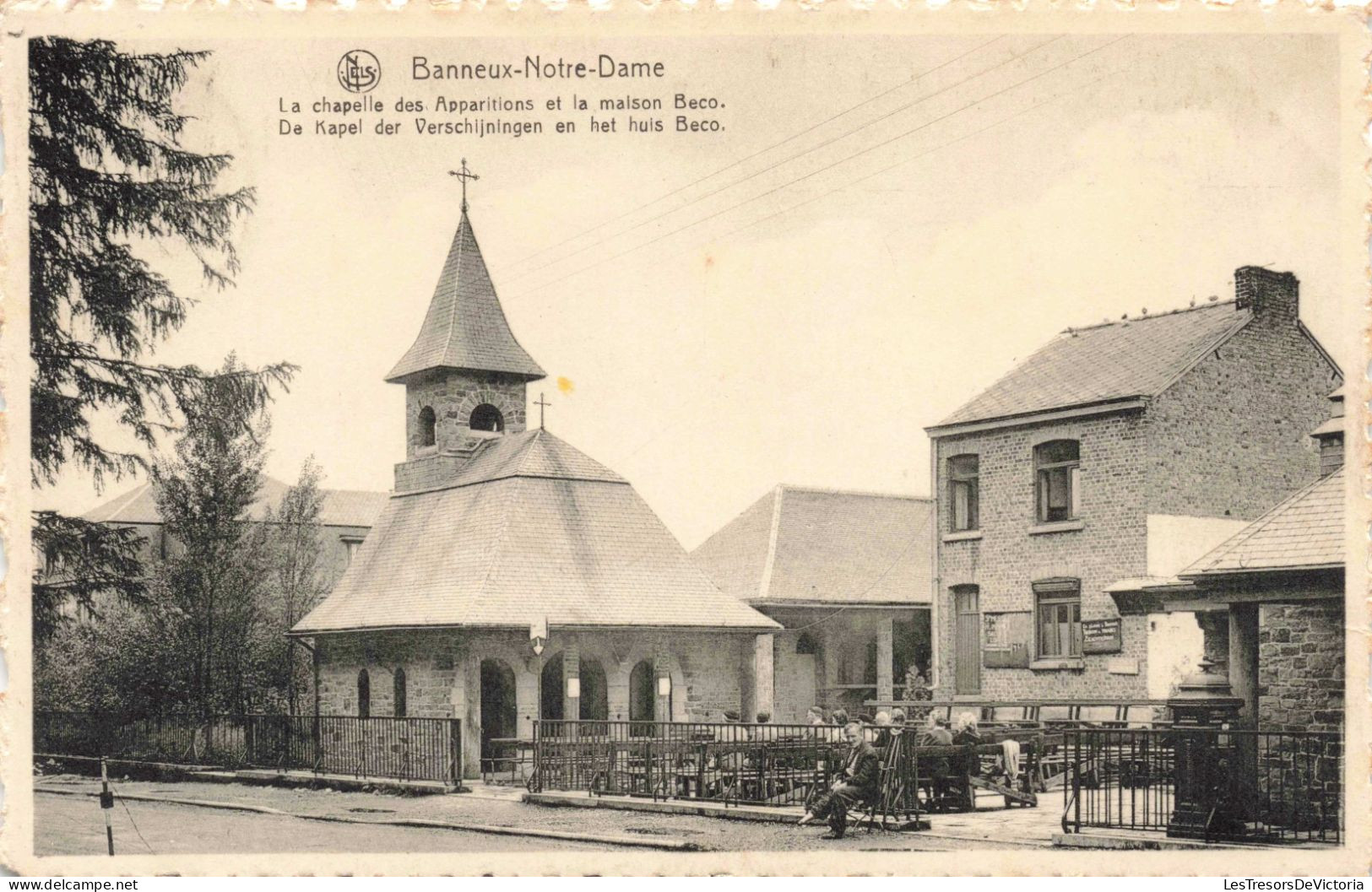 BELGIQUE - Banneux - Notre-Dame - La Chapelle Des Apparitions Et La Maison Beco - Carte Postale Ancienne - Sprimont