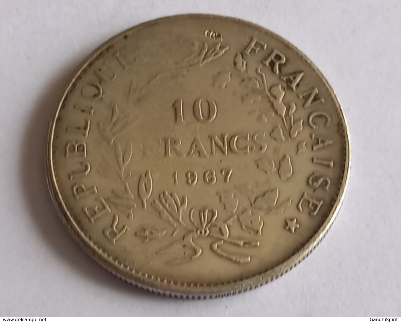10 Francs Hercule 1967 Argent - Fausse Pièce De Monnaie - Counterfeit Coin - 10 Francs