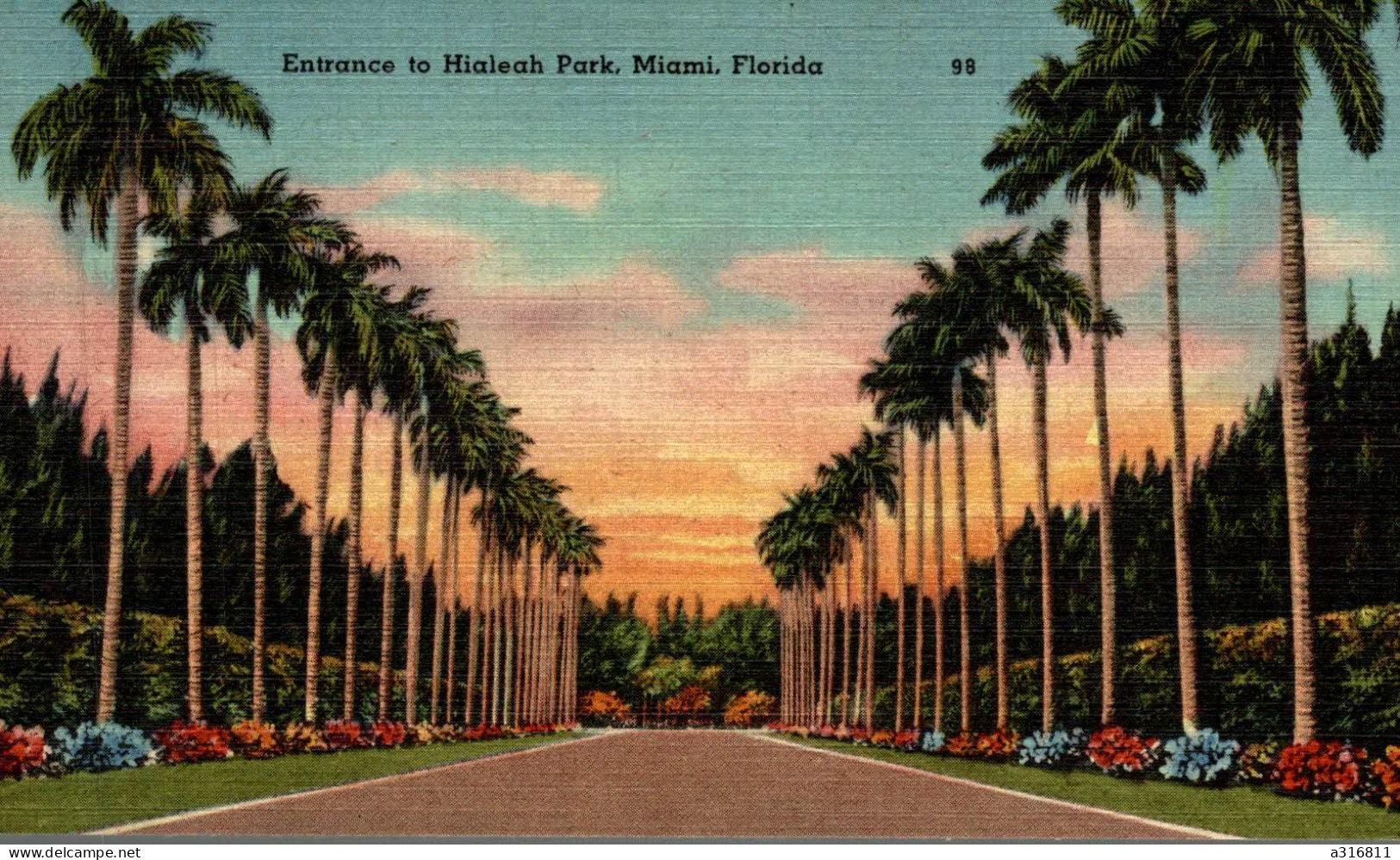 Entrance To Hialeah Park, Miami, Florida - Miami