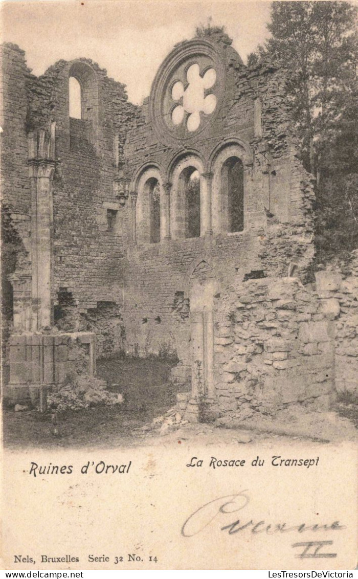 FRANCE - Ruines D'Orval - La Rosace Du Transept - Carte Postale Ancienne - Saint-Amand-Montrond