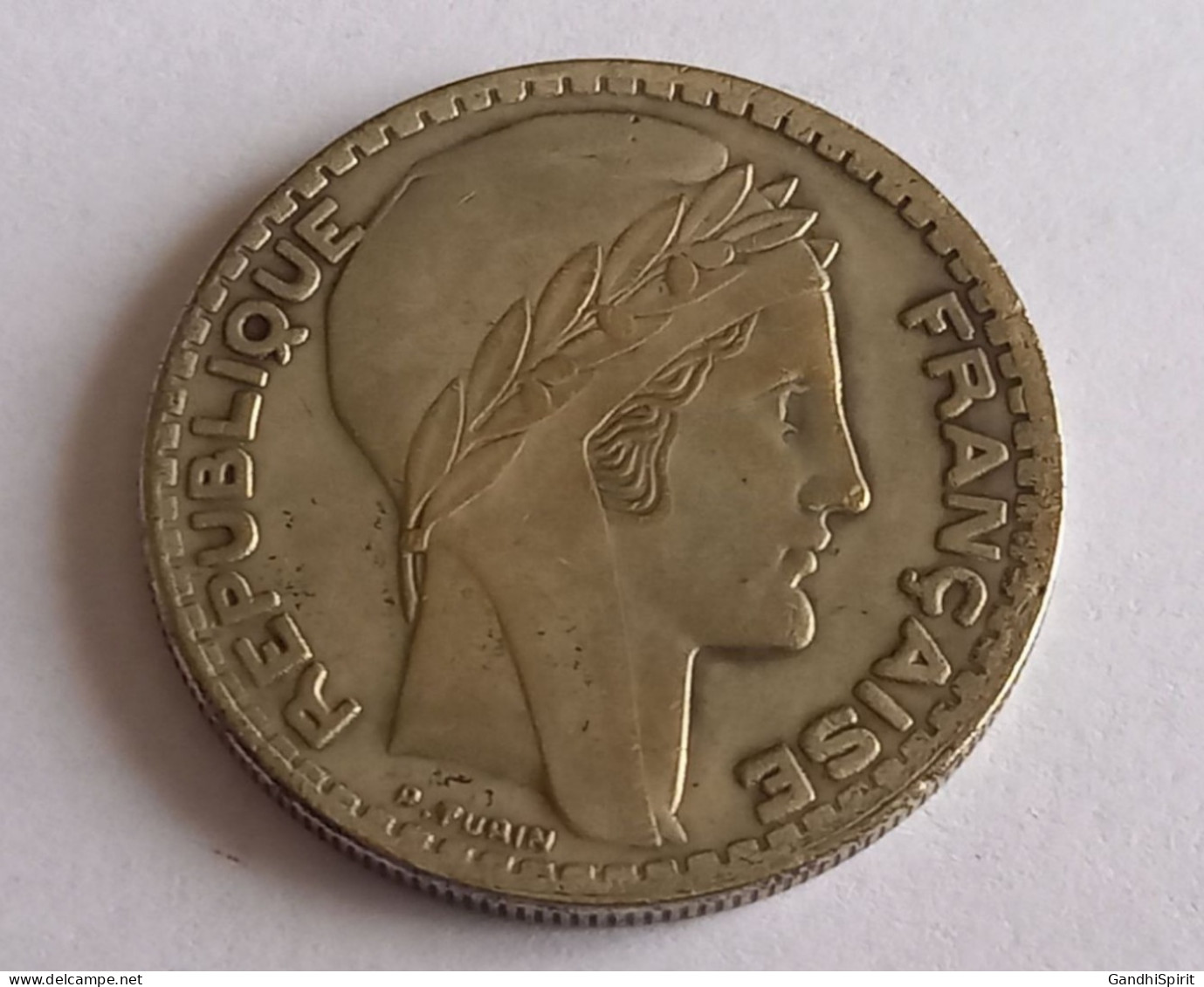 20 Francs Turin Argent 1936 - Fausse Pièce De Monnaie - Counterfeit Coin - 20 Francs
