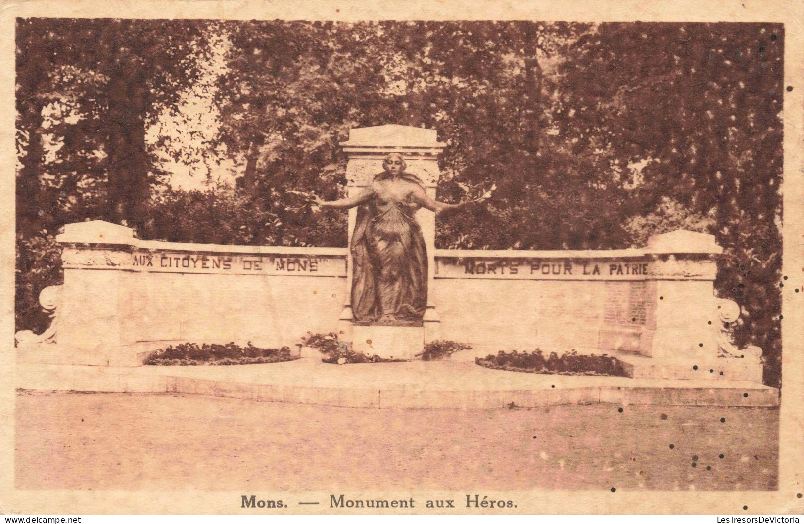 BELGIQUE - Mons - Monument Aux Héros - Carte Postale Ancienne - Flémalle
