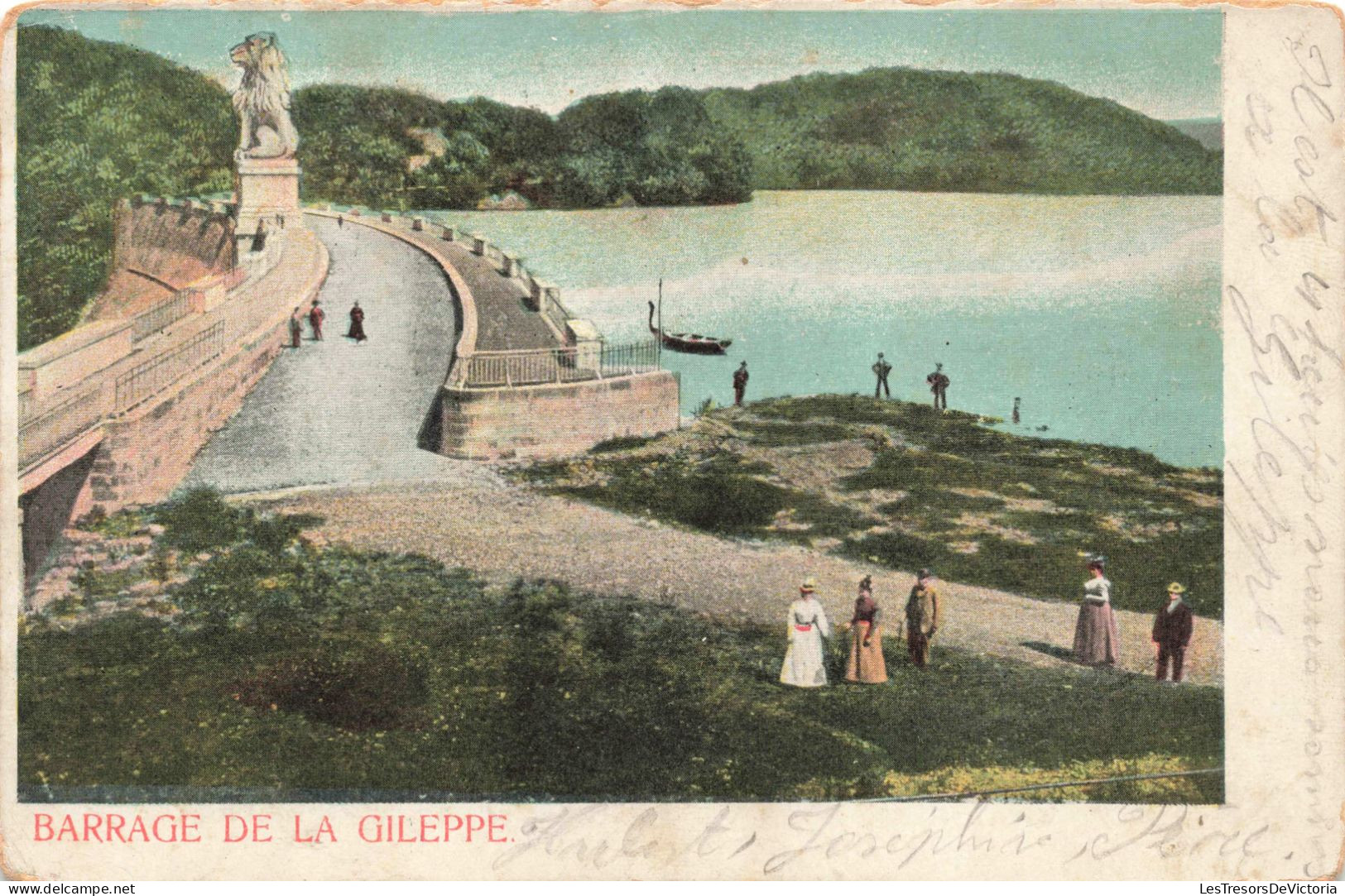 BELGIQUE - Gileppe - Barrage De La Gileppe - Colorisé - Carte Postale Ancienne - Gileppe (Stuwdam)