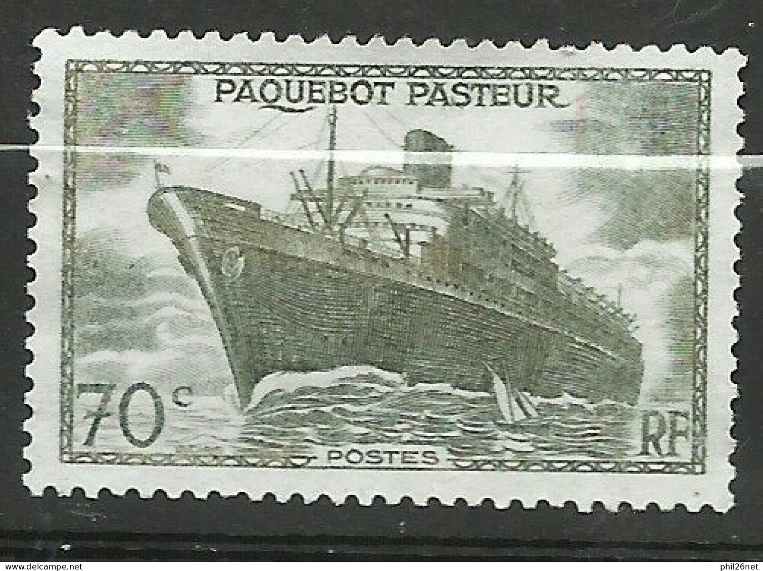 France  N° 502b  Paquebot Pasteur  Sans Surcharge FAUX    Neuf ( * )    B/TB    Voir Scans  Soldé  ! ! ! - Nuevos