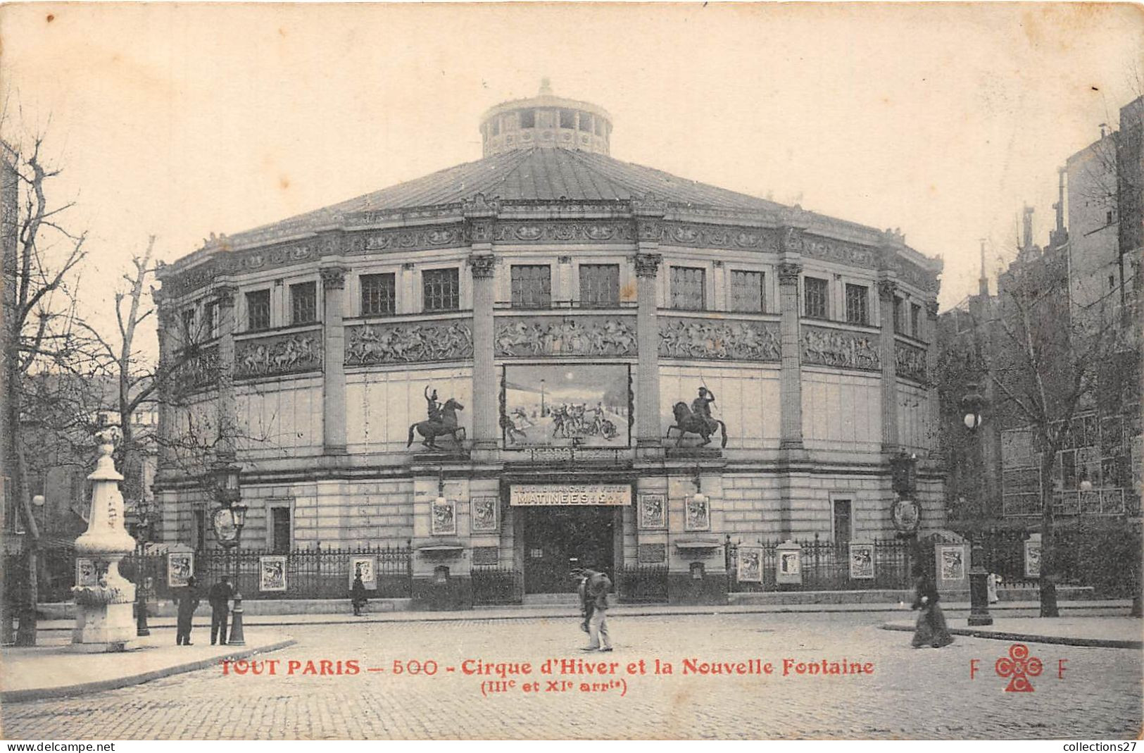 PARIS-75003- TOUT PARIS- CIRQUE D'HIVER ET LA NOUVELLE FONTAINE - Paris (03)