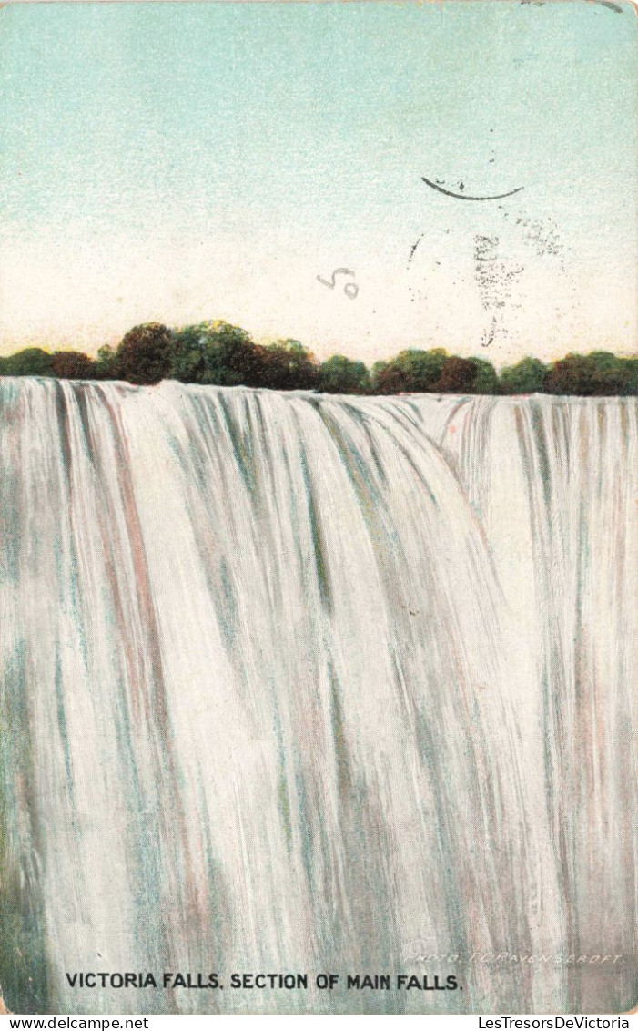 Zambie - Les Chutes Victoria - Colorisé - Carte Postale Ancienne - Zambie