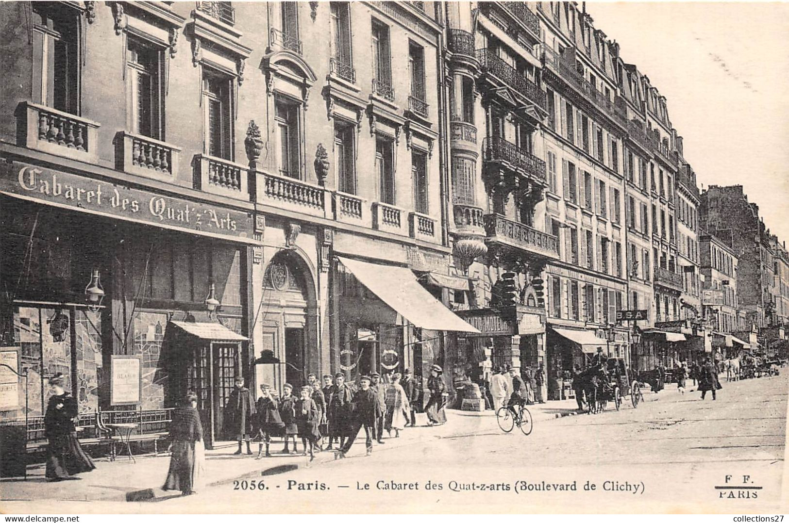 PARIS-75018- LE CABARET DES QUAT-Z-ARTS BOULEVARD DE CLICHY - Arrondissement: 18