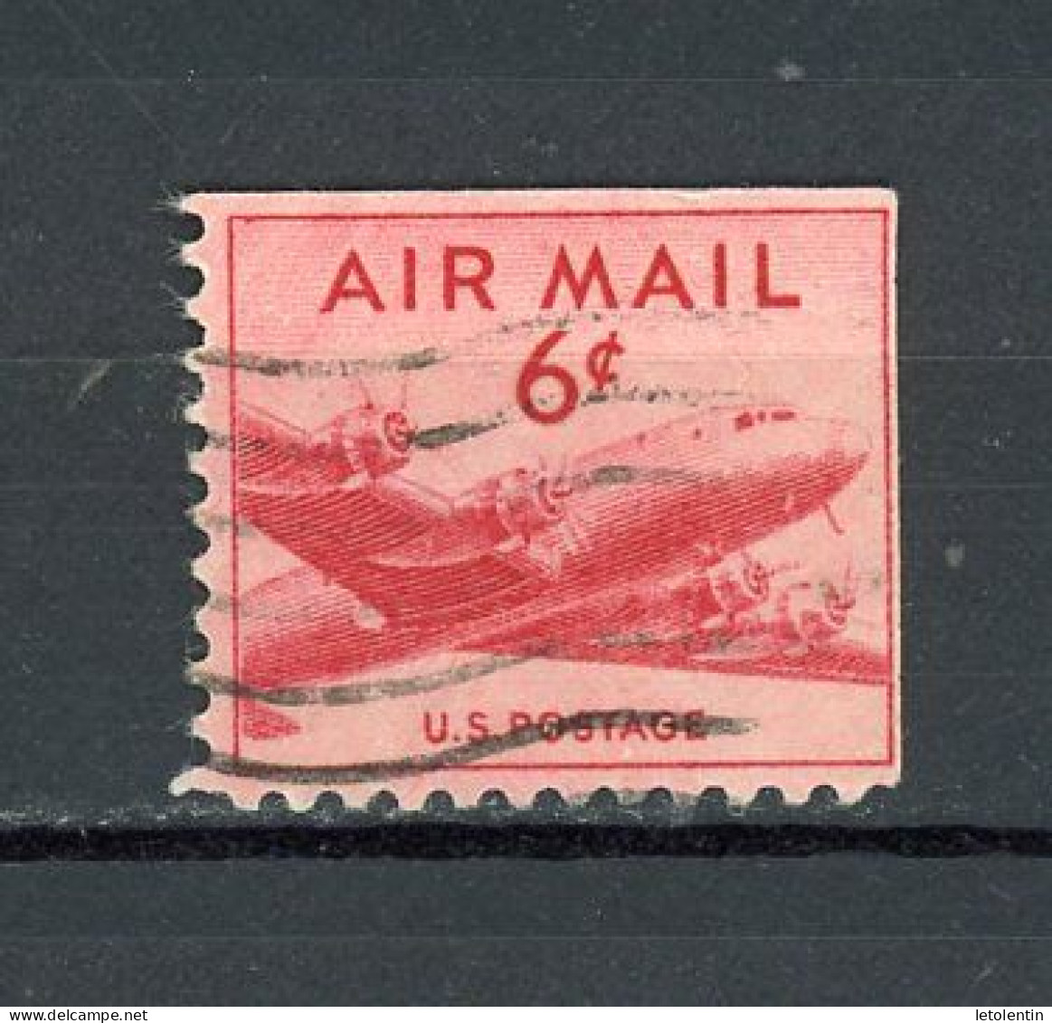 USA : POSTE AÉRIENNE - N° Yvert 35 Obli. - 2a. 1941-1960 Usados