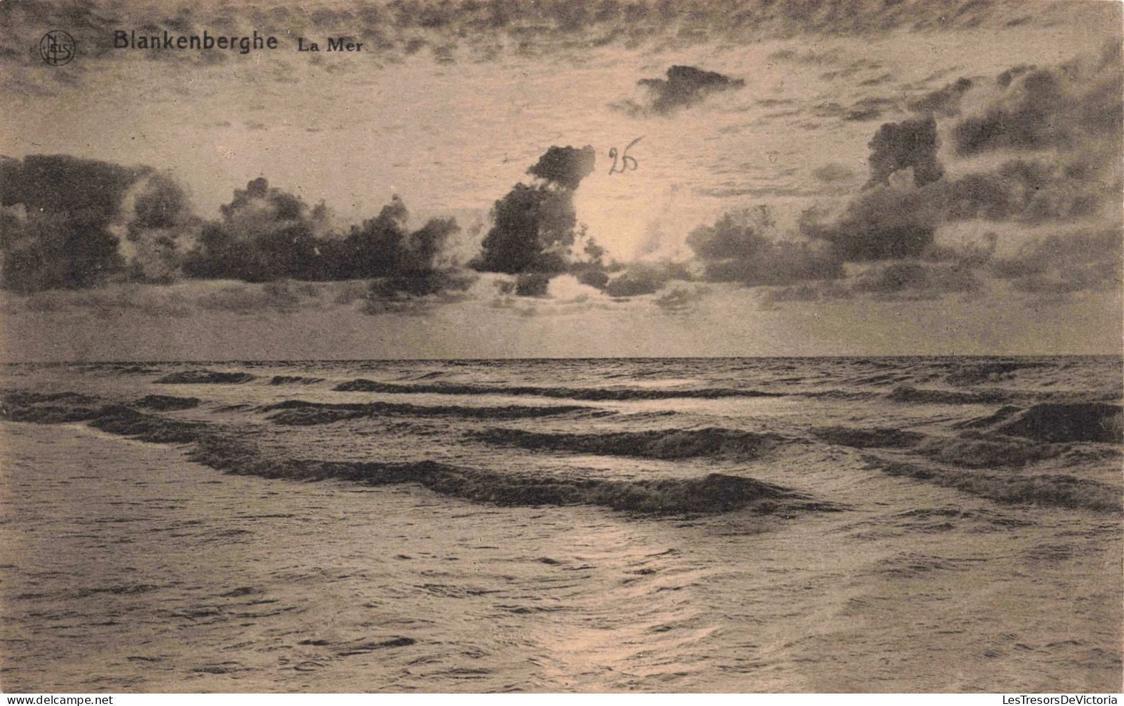 BELGIQUE - Blankenberghe - La Mer - Carte Postale Ancienne - Blankenberge