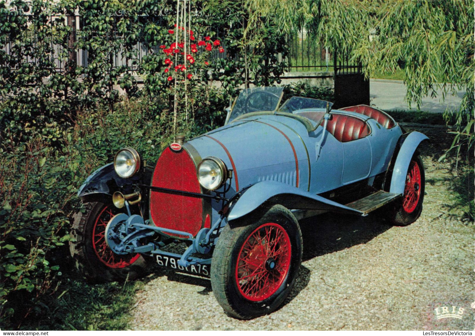 TRANSPORT - Automobile - Bugatti Course - Grand Prix Le Mans 1923 - Colorisé -  Carte Postale Ancienne - Taxis & Cabs