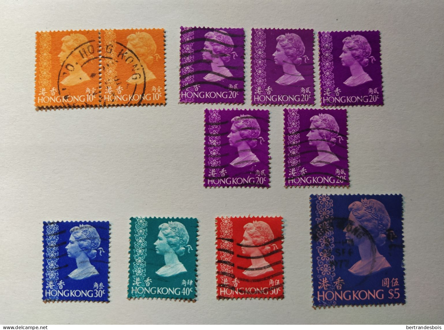 HONG-KONG 1973 - Elizabeth II  6 Values, Used - Used Stamps