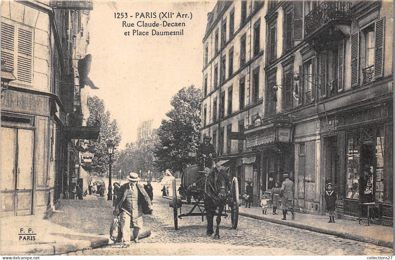 PARIS-75011- RUE CLAUDE-DECAEN ET PLACE DAUMESNIL - Arrondissement: 11