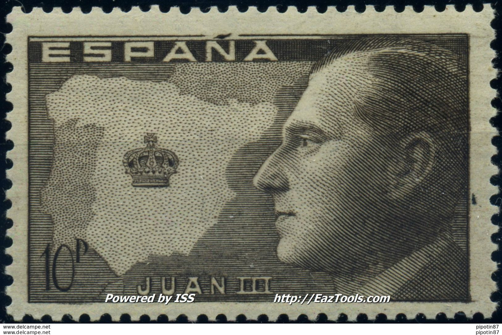 ESPAGNE TRES RARE TIMBRE NON EMIS DE JUAN III NEUF ** SANS CHARNIERE - Variétés & Curiosités