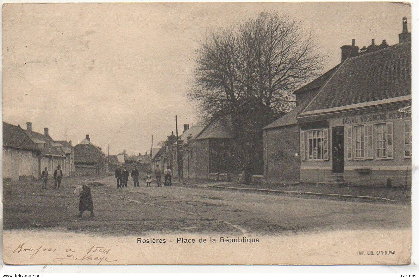 80 ROSI7RES  - Place De La République - Rosieres En Santerre