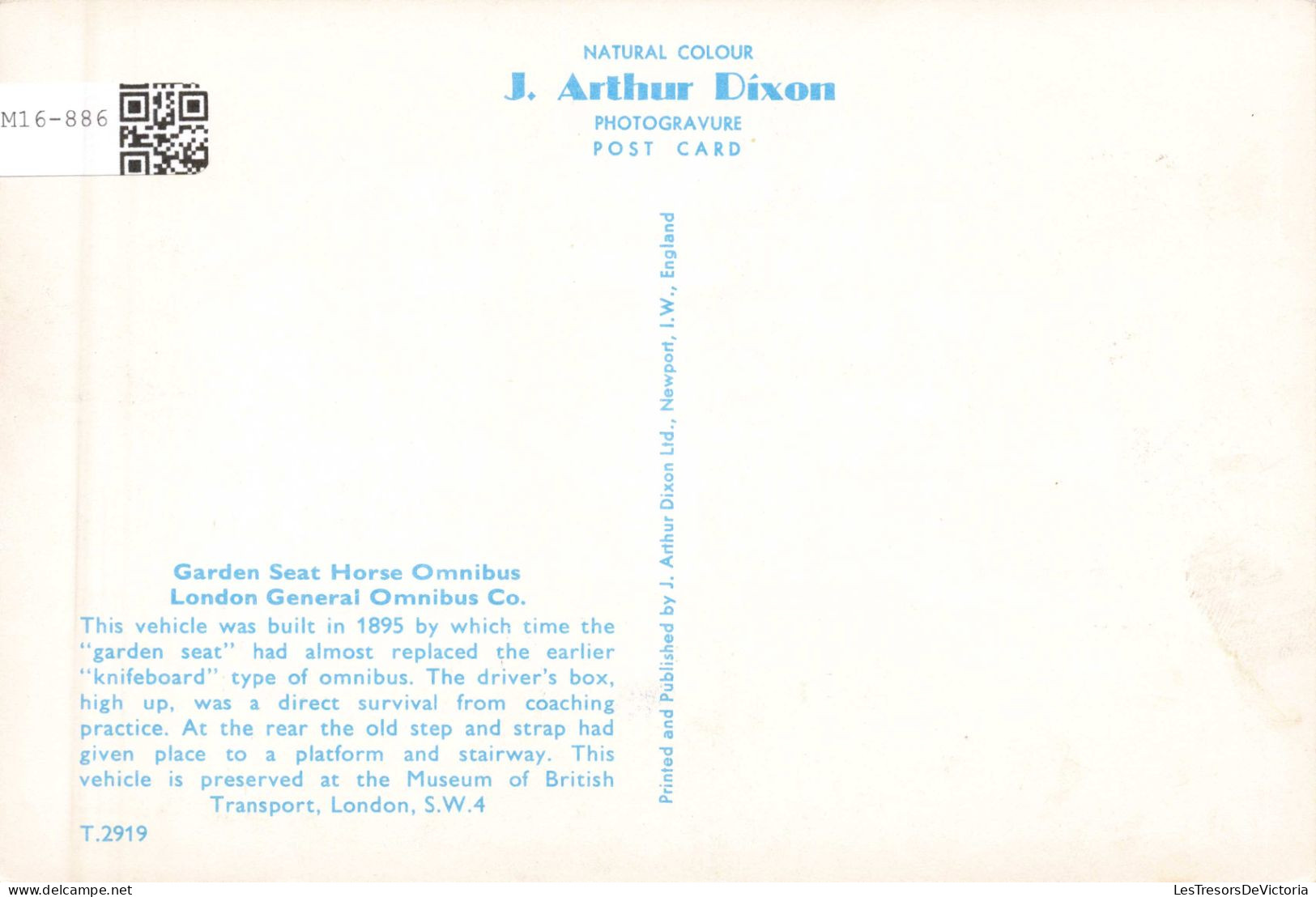 TRANSPORT - London General Omnibus Co - Colorisé - Carte Postale Ancienne - Autobus & Pullman