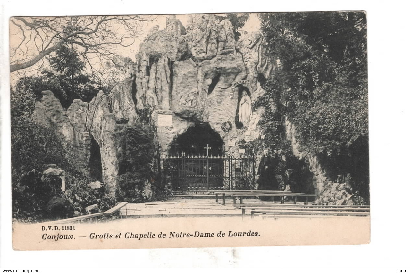 Conjoux Grotte Et Chapelle De Notre-Dame De Lourdes DVD 11831 - Ciney