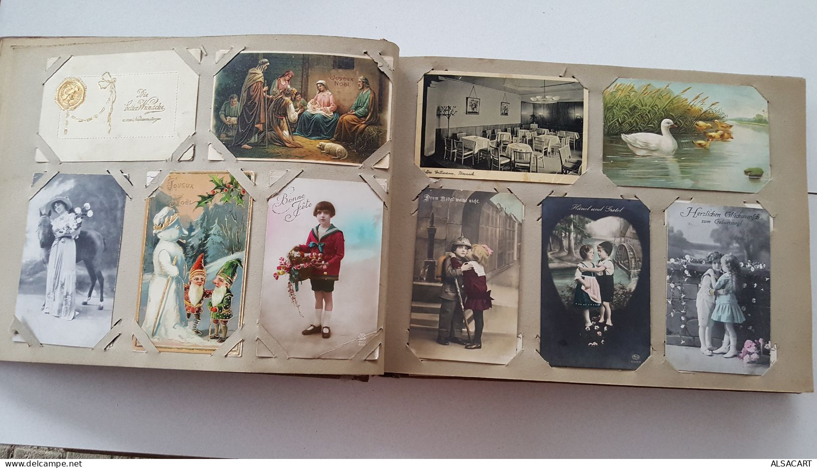 album avec plus de 300 cartes postales anciennes france ,militaires , fantaisie ,moselle, thionville