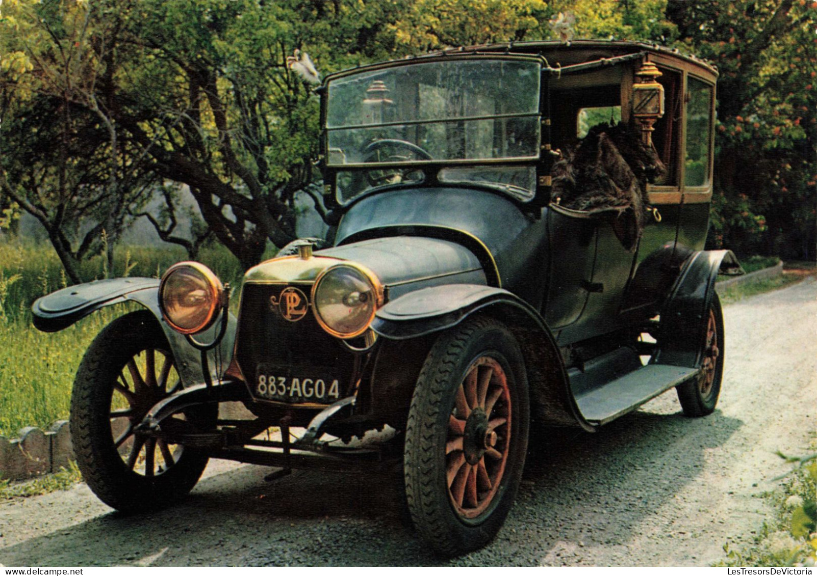 TRANSPORT - Panhard 19 - Coupé Chauffeur 1914 - Colorisé - Carte Postale Ancienne - Taxis & Cabs