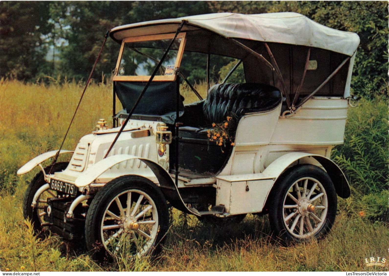 TRANSPORT - De Dion 1909 - Colorisé - Carte Postale Ancienne - Taxi & Fiacre