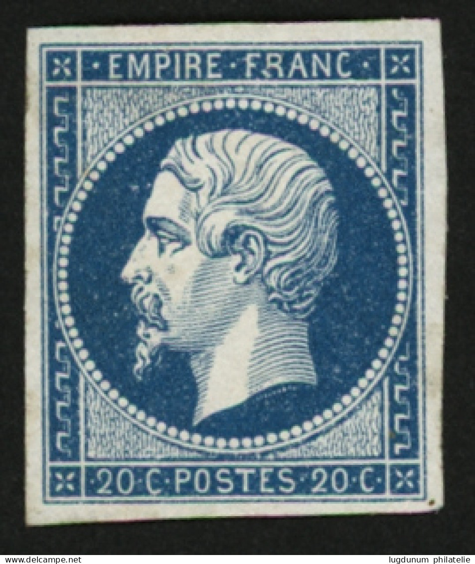 20c Empire (n°14A) Neuf **. Signé CALVES. TTB. - 1853-1860 Napoléon III