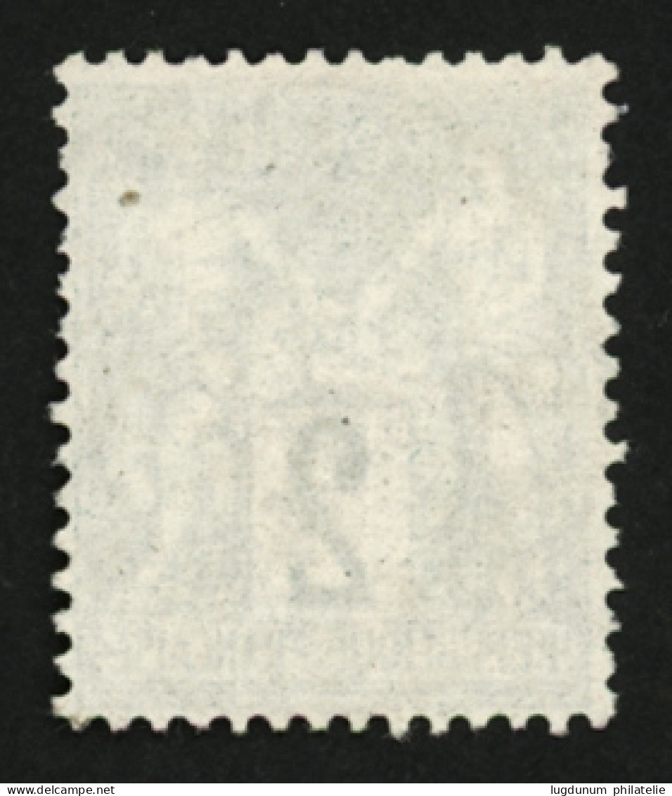 2c Sage Vert Type I (n°62) TTB Centré Obliteration Centrale PARIS BT BEAUMARCHAIS. Cote 340€++. Magnifique. - 1876-1898 Sage (Tipo II)