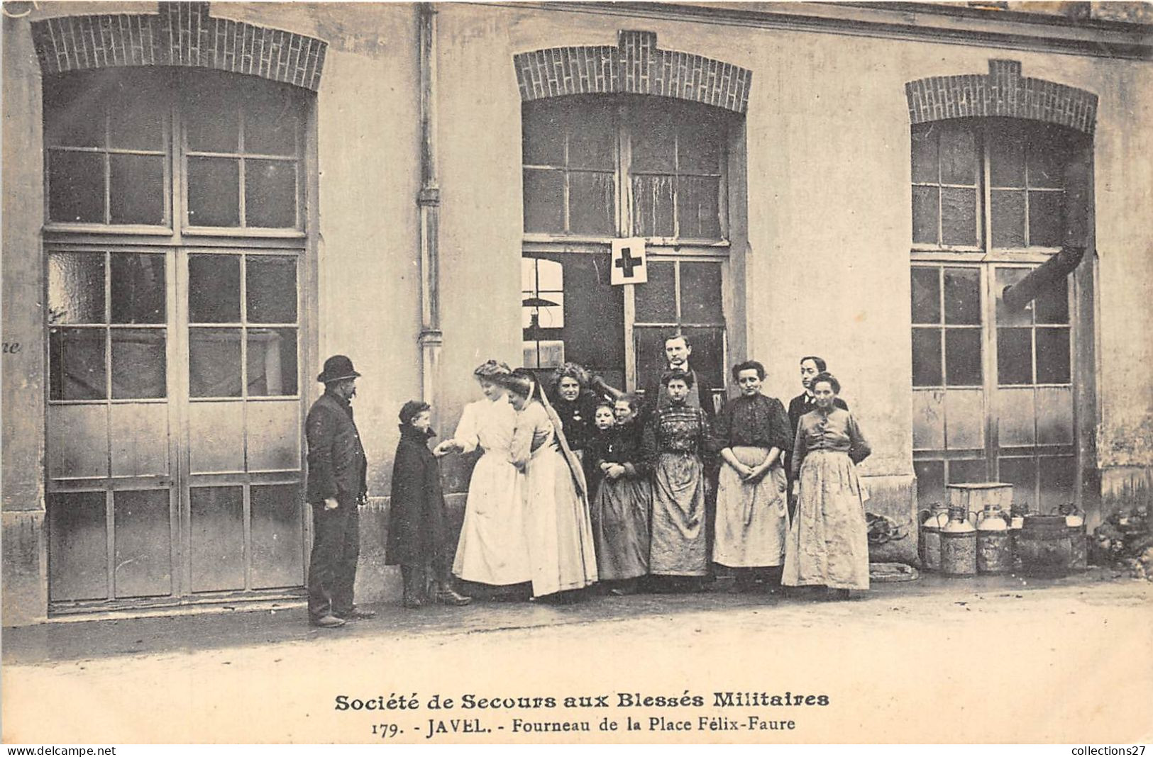 PARIS-75015- SOCIETE DE SECOURS AUX BLESSES MILITAIRES - JAVEL - FOURNEAU DE LA PLACE FELIX-FAURE - Paris (15)