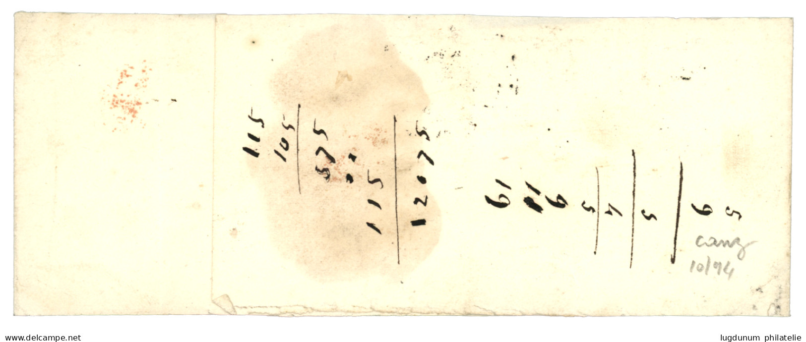 "Affrt à 12c Pour SALONIQUE" : 1873 Bande De 3 Du 4c CERES (n°52) Obl. MARSEILLE AFFRANCHISSEMENTS Sur Bande D' IMPRIME  - 1871-1875 Ceres