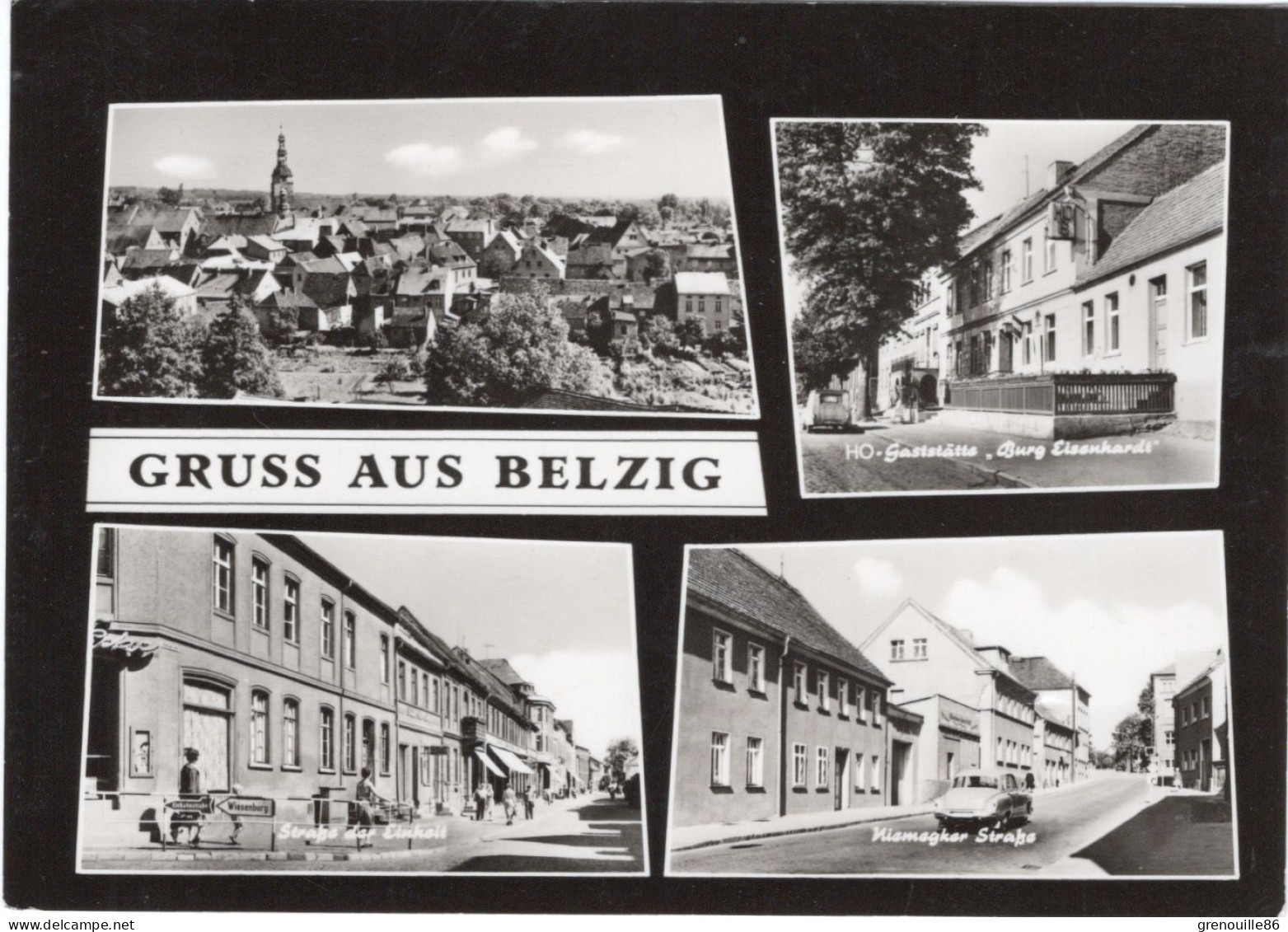 CPA ALLEMAGNE GRUSS AUS BELZIG - Souvenirs De BELZIG Multi-vues - Timbre Non Oblitéré - Belzig