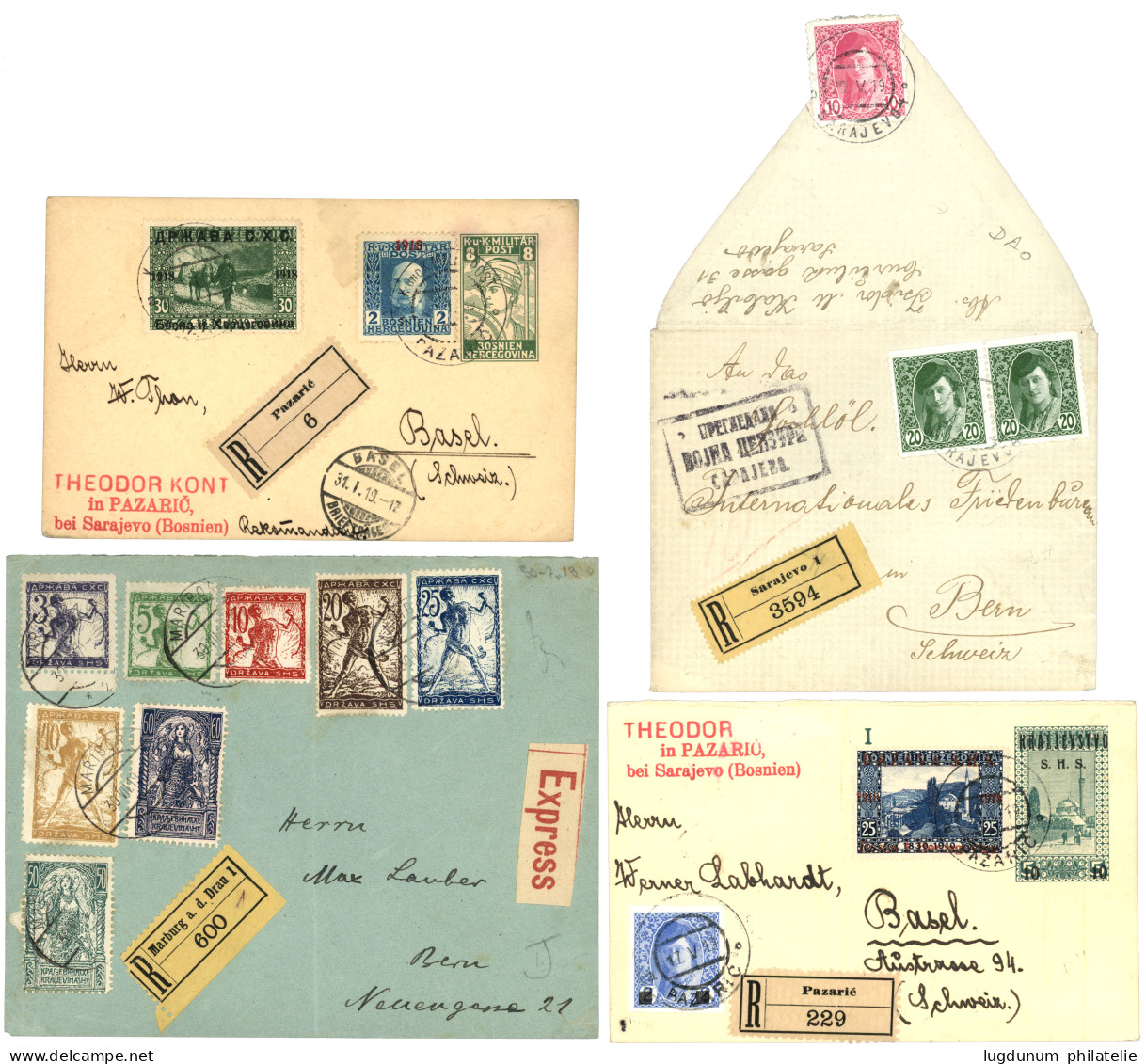 BOSNIA : Lot Of 12 Covers. See Website. Vvf. - Bosnie-Herzegovine