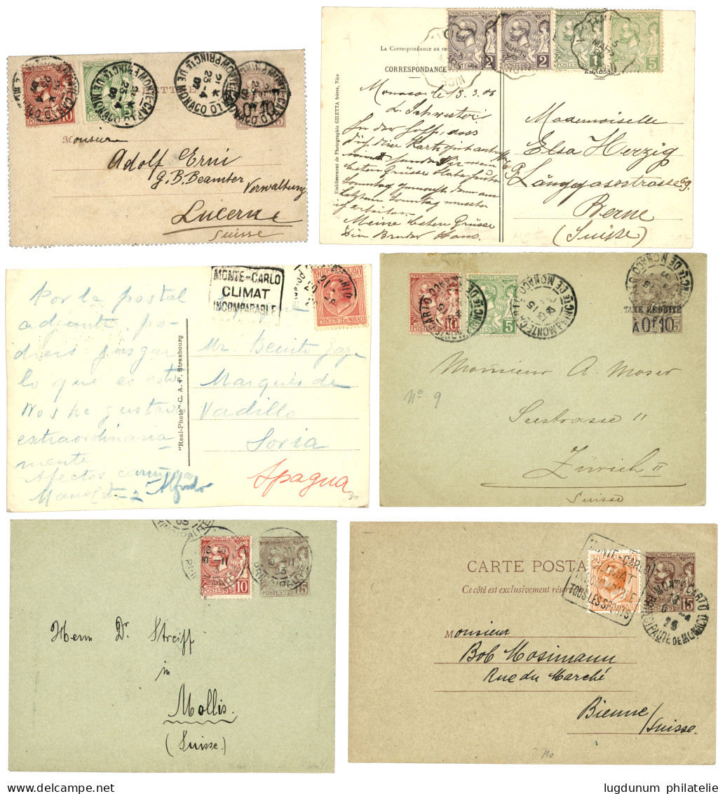 MONACO : Lot Of 9 Covers. Vvf. - Other & Unclassified