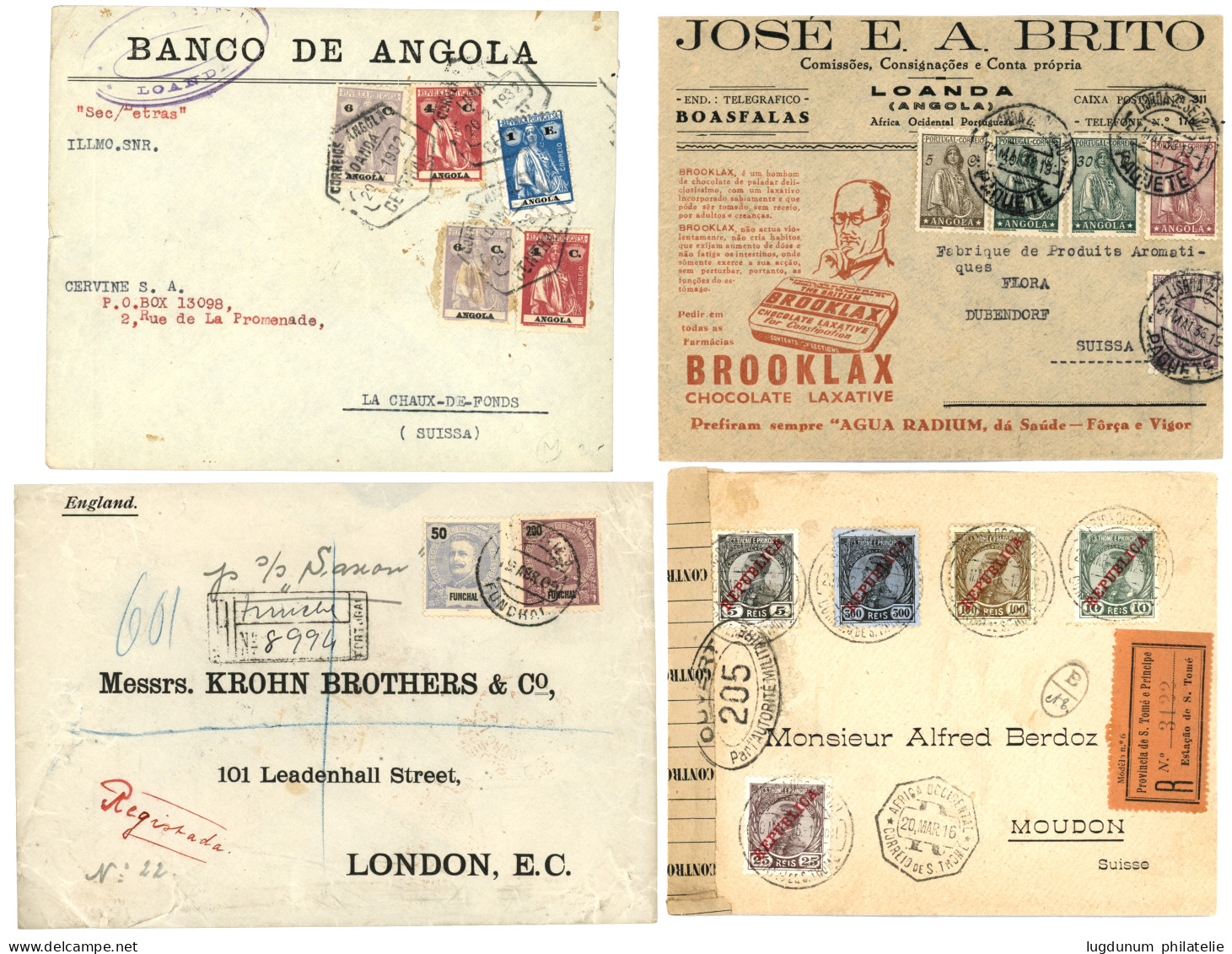 PORTUGUESE COLONIES : Lot Of 41 Covers. Se Website.  Vf. - Autres & Non Classés