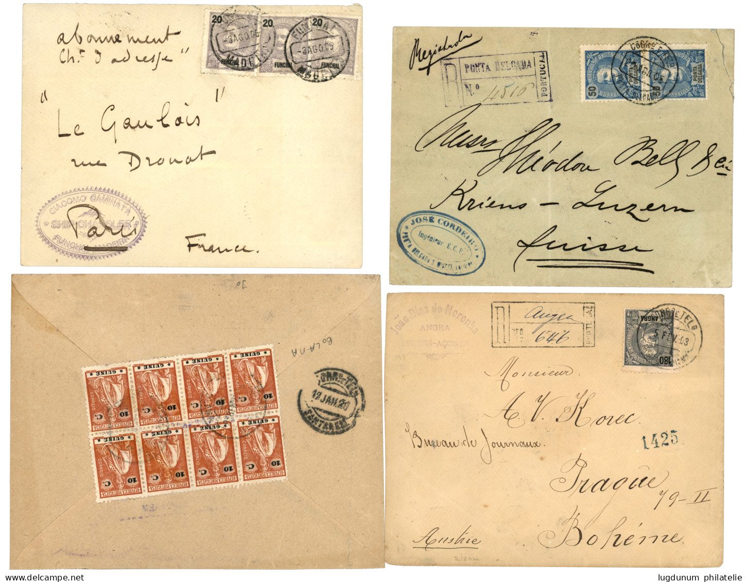 PORTUGUESE COLONIES : Lot Of 41 Covers. Se Website.  Vf. - Other & Unclassified