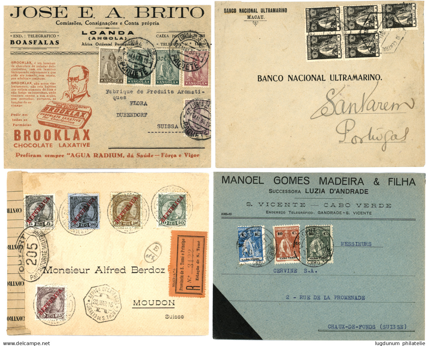 PORTUGUESE COLONIES : Lot Of 41 Covers. Se Website.  Vf. - Other & Unclassified