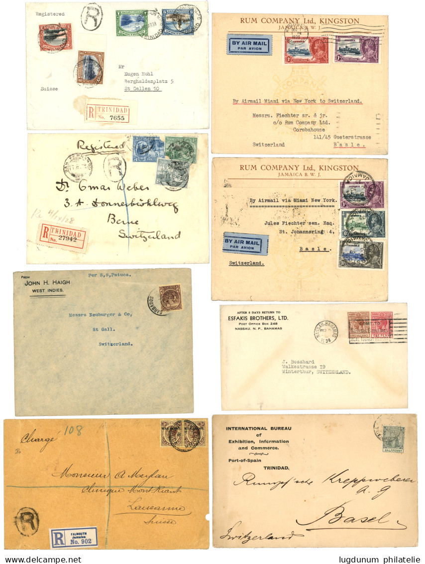 BRITISH COMMONWEALTH - CARABEAN :  Lot Of 73 Vovers. Vvf. - Other & Unclassified