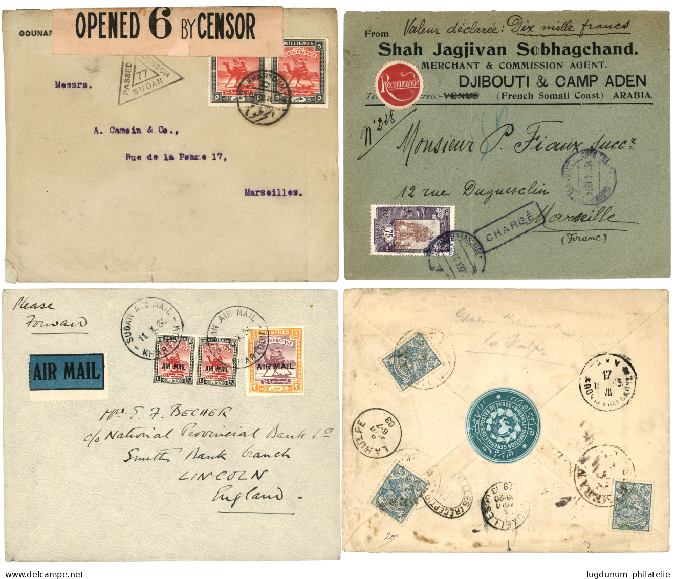 WORLDWIDE - Lot Of 13 Covers (AUSTRIA, SPAIN, ETHIOPIA CHARGE, SUDAN, TONGA, PERSI ...Vf. - Collections (without Album)