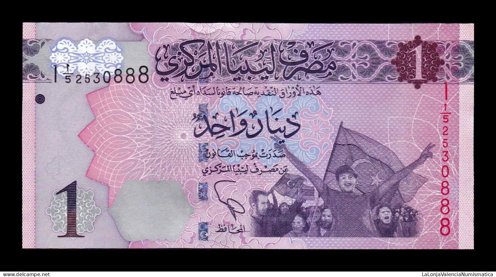 Libia Libya 1 Dinar ND (2013) Pick 76 Sc Unc - Libyen