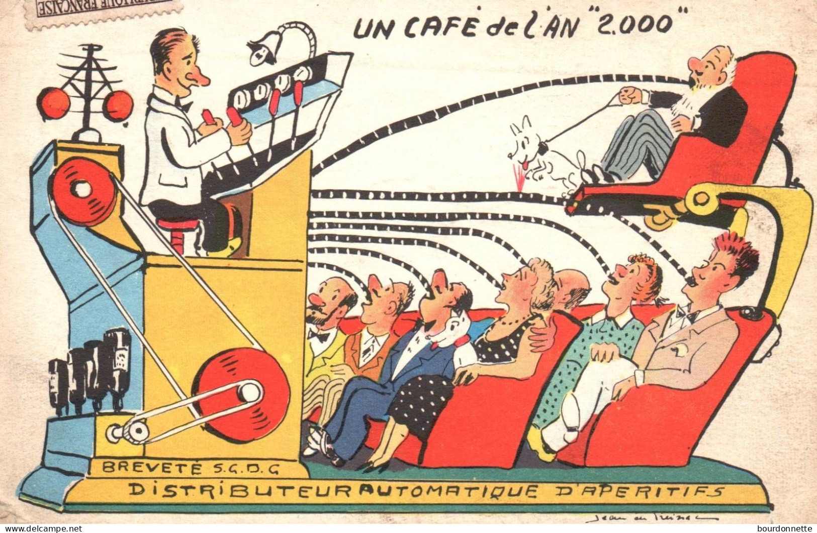 Un Café De L'an 2000 - Distributeur Automatique D'apéritifs - Preissac