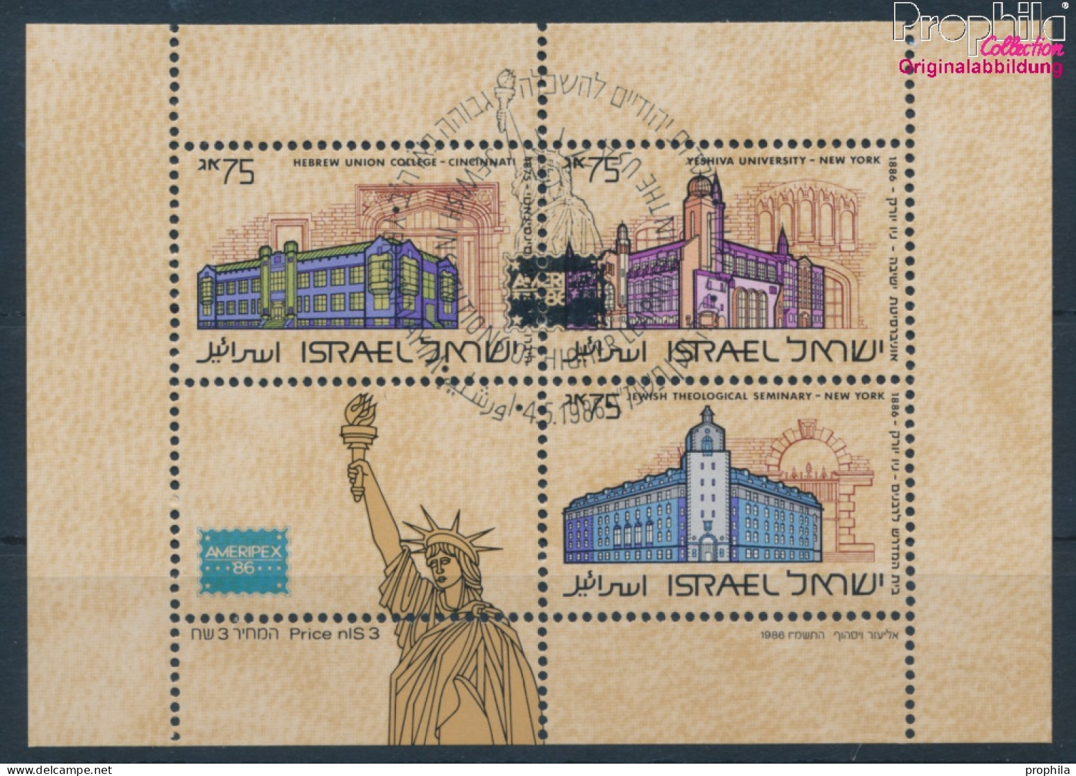 Israel Block31 (kompl.Ausg.) Gestempelt 1986 Briefmarkenausstellung (10253025 - Gebruikt (zonder Tabs)