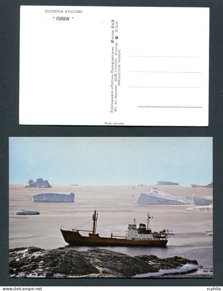 RC 26053 TAAF 1979 - 2 CARTES PORT AUX FRANÇAIS KERGUELEN + MARTIN DE VIVIES ST PAUL AMS - Brieven En Documenten